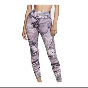 Victoria's Secret Sweat on Point High Rise Pocket Legging Onyx Marble sz 10 NWT